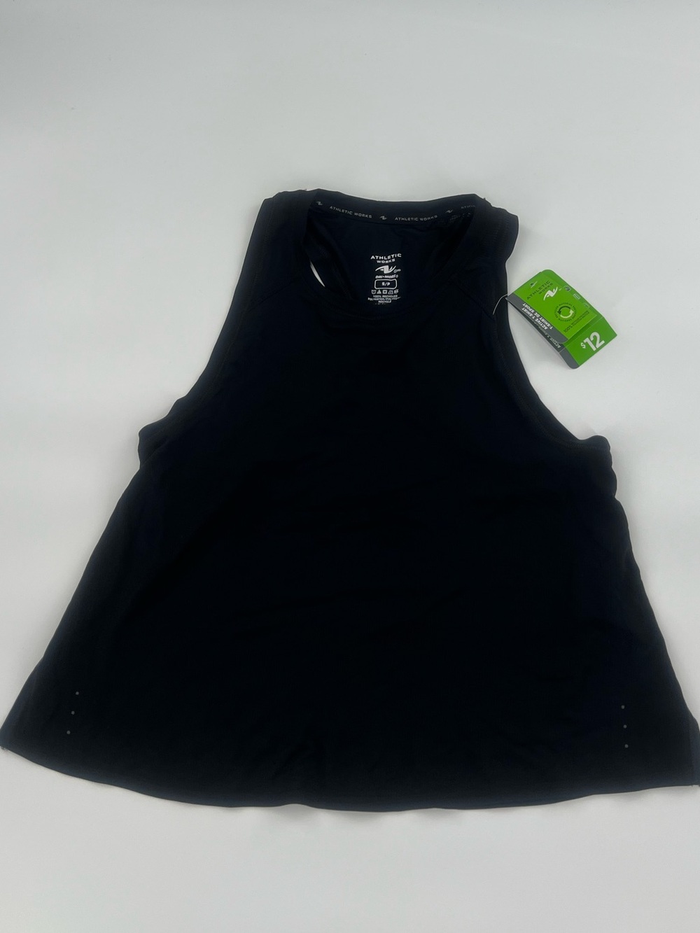 Athletic Works Black Women's Racerback Tank Top